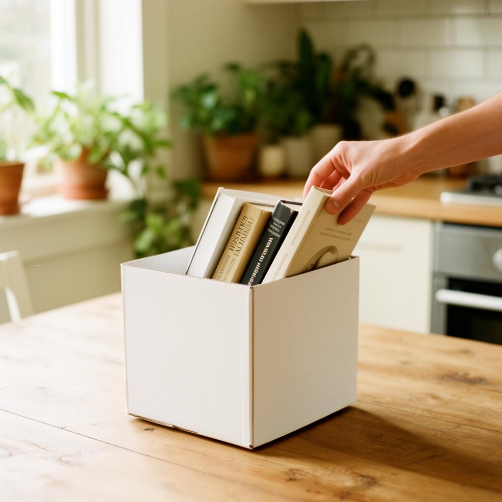 Livres LIBSY posés sur une table